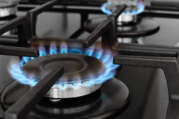 istock Gas flames in a private Spanish house 1421063130