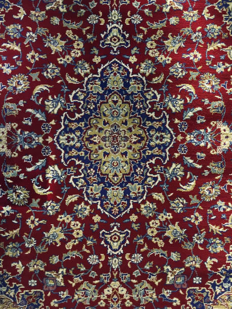 ethnic pattern oriental carpet - carpet rug persian rug persian culture imagens e fotografias de stock