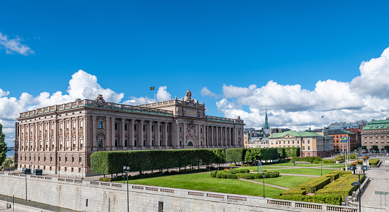 Parliament buildings in Stockholm, Sweden