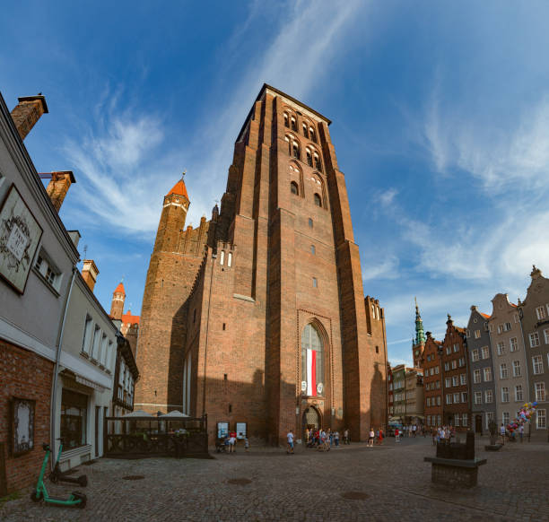 Gdansk, Poland - August 13, 2022: A picture of St. Mary's Church.
