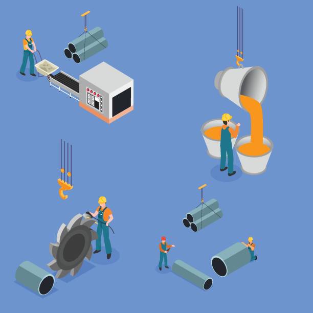 Steel Manufacturing Process Illustrations, Royalty-Free Vector Graphics &  Clip Art - iStock
