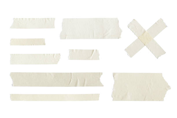 istock Adhesive tape set isolated on white background. 1421086865