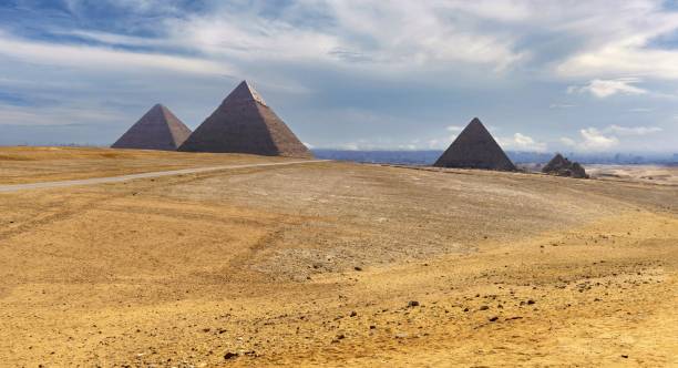 istock Pyramids on the Giza plateau, Egypt 1421099014