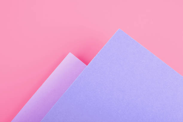 istock Abstract pastel color paper texture. Geometric shapes and lines. 1421103441