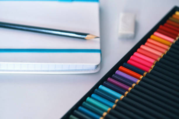 istock School Supply, Back to School Concept with Colored Pencils 1421108478