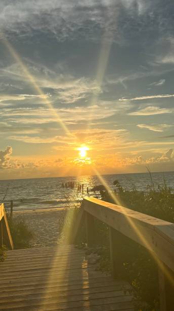 istock AMAZING SUNSET ON THE No BEACH 1421118104