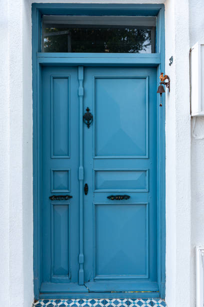 istock Authentic and nostalgic gates of Bozcaada. 1421118371