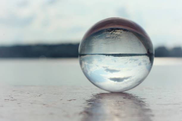 istock Close up of crystal ball 1421120751