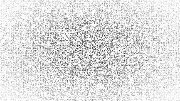 Vector illustration of Halftone noise texture background. Comic style random grain pattern. Round particles wallpaper. Black and white grains and dots overlay. Dust speckles effect. Grunge bitmap vector backdrop.