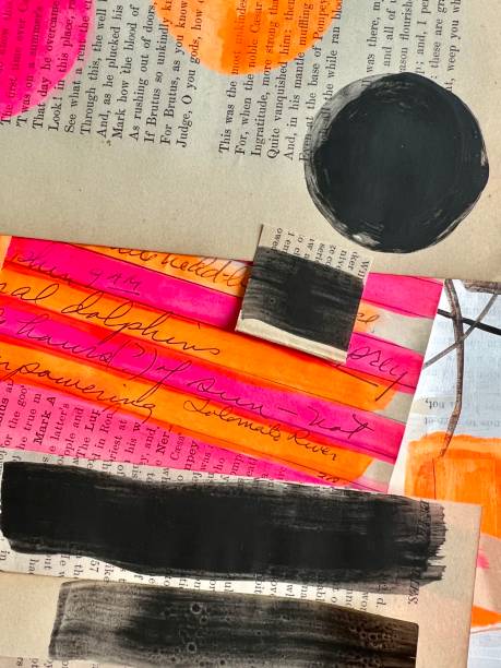 istock Mixed Media Collage Pieces 19th Century and 1970s 1421126917
