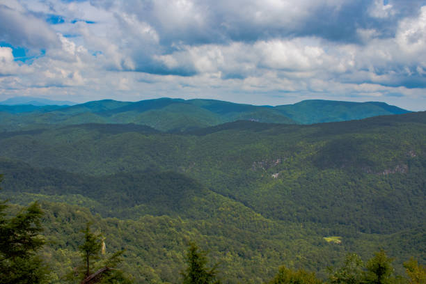 istock Blue Ridge mountain views from the Chestoa overlook 1421131712