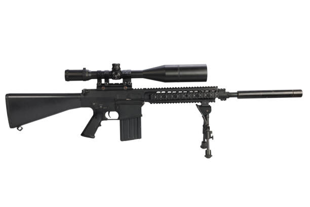 istock us army sniper rifle with bipod and supressor 1421153111