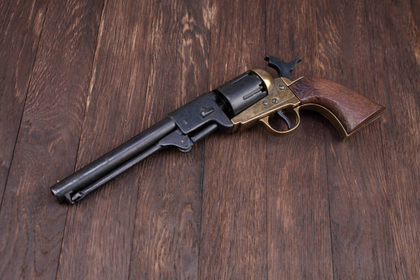 istock Old West gun - Percussion Army Revolver 1421153125