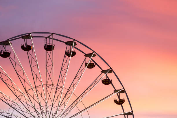 istock Ferris wheel at the sunset 1421153217