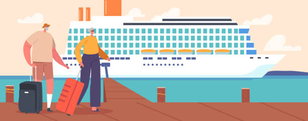 130+ Boarding Cruise Ship Stock Illustrations, Royalty-Free Vector ...