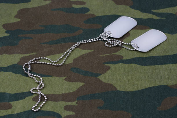 istock dog tags on russian camouflage uniform 1421155557
