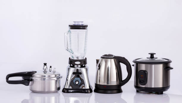 istock Small modern kitchen appliances - Isolated on neutral background 1421170299