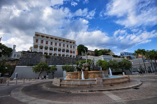 The Raíces Fountain, Old San Juan, Puerto Rico