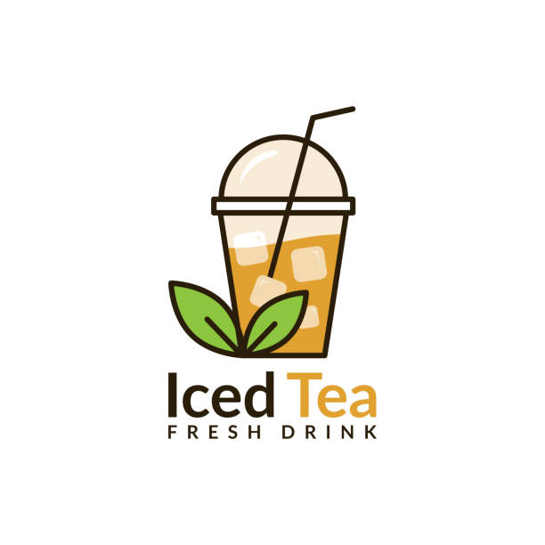 illustrazioni stock, clip art, cartoni animati e icone di tendenza di bevanda fresca tè freddo - glass tea herbal tea cup