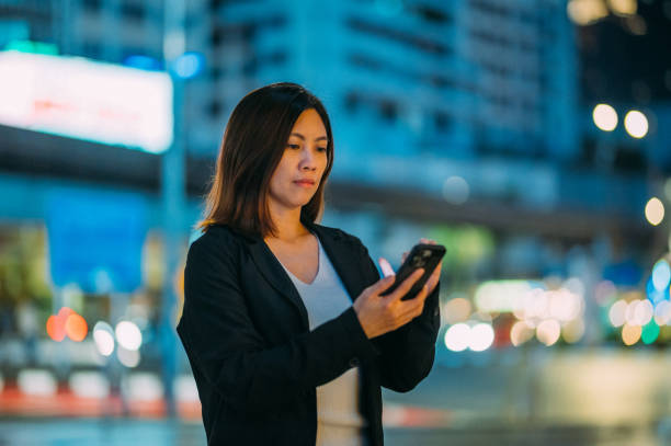 istock Businesswoman on the go 1421193081