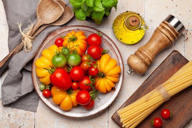 istock Various colorful garden tomatoes 1421203634