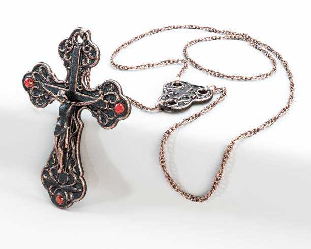istock Rosary Chain Necklace 1421205389