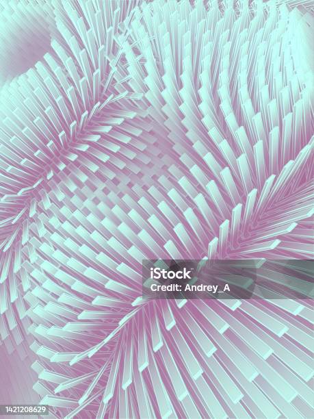 Geometric Rectangular Shapes With A Trendy Gradient Design Element 3d ...