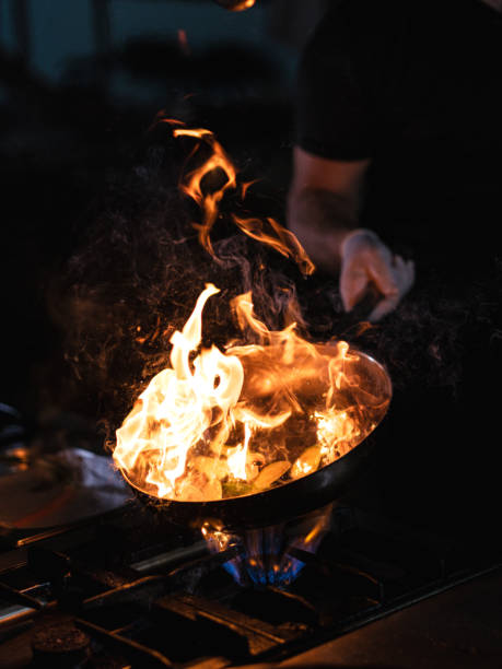 istock a chef cooking at a hotel buffet 1421208844