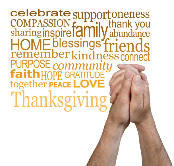 istock Words associated with Prayer and  Thanksgiving 1421210338