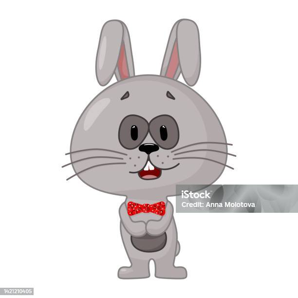 Unamused Rabbit Surprised Rabbit Stock Illustration - Download Image Now - Adult, April ...
