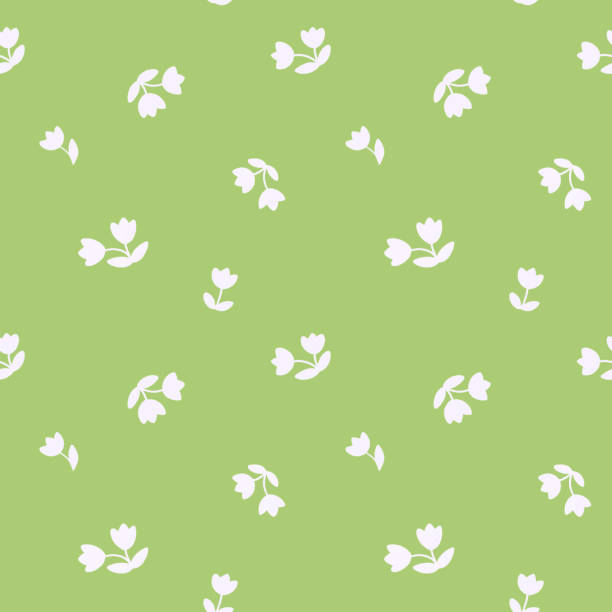 ilustrações, clipart, desenhos animados e ícones de ditsy em verde - backgrounds pastel colored lime green green