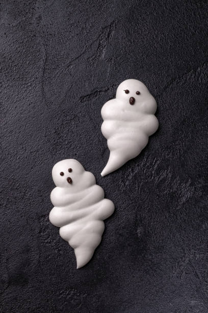 istock Meringue ghoast as halloween party decor 1421216302