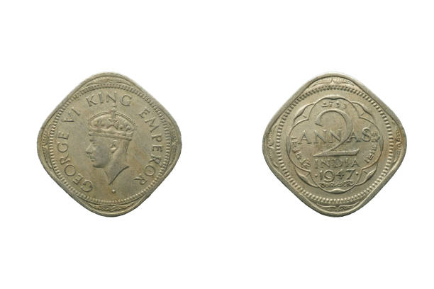 istock Two  Aanas, King George V!,  1947, Front and. Back, British india 1421225849