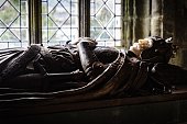 istock Robert the Bruce effigy in St. Conan's kirk, Loch Awe, Argyll, Scotland, UK 1421227576