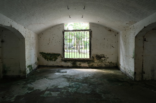 Old abandoned bunker in Java island