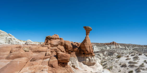 istock Toadstool Hoodoos in the drought desert landscape 1421245644