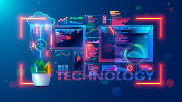 Computer Programmers Table Top View Computer Table Top View Illustrations, Royalty-Free Vector Graphics ...