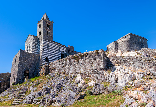 Bidache, France, November 1, 2015, Ruins of Bidache Castle in Basque country