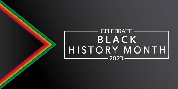 black history month usa tło - black history month stock illustrations