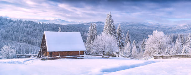 istock Winter in a ukrainian Carpathians 1421268112