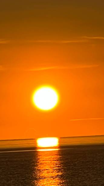 istock BREATHTAKING SUNSET ON THE BEACH 1421269508