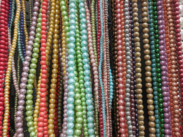 istock Glass sparkle crystal Beads Materials for creating jewelry 1421273491
