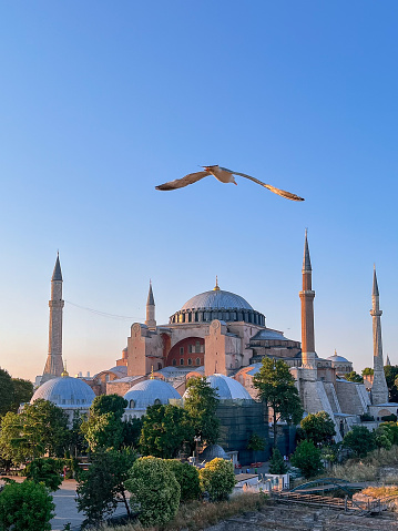 Istanbul view; Mosque Hagia Sophia; Turkish Architecture