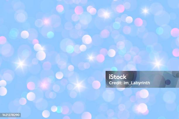 Magic Pattern Blue Blue Magic Pattern With Bokeh Stock Illustration - Download Image Now ...