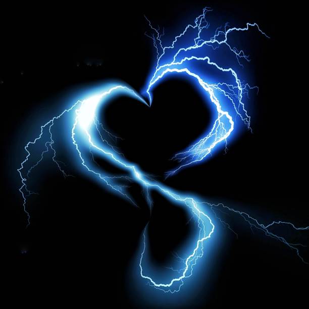 istock 3D illustration of lightning glowing in the dark 1421283180