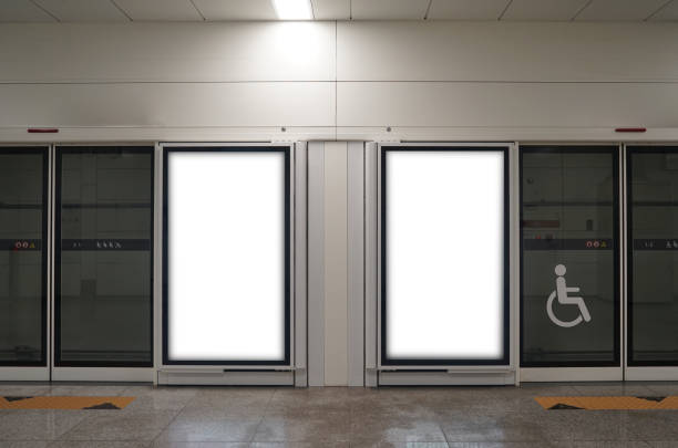 istock Subway Scenery and Advertising Mockup 1421290817