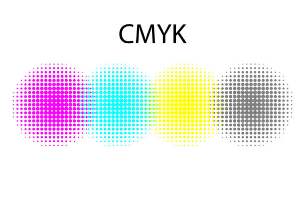 ilustrações de stock, clip art, desenhos animados e ícones de cmyk colors circles. gradient color. vector illustration. stock image. - conspiracy