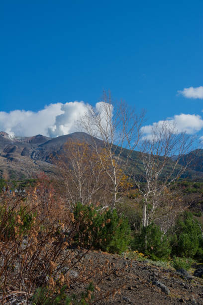 istock Mountain range in early autumn 1421297682