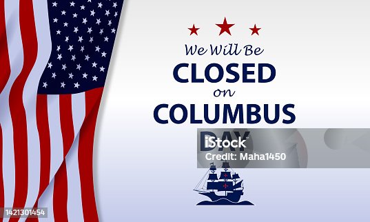 istock Columbus Day USA Background 1421301454