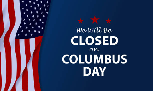 Columbus Day USA Background vector art illustration